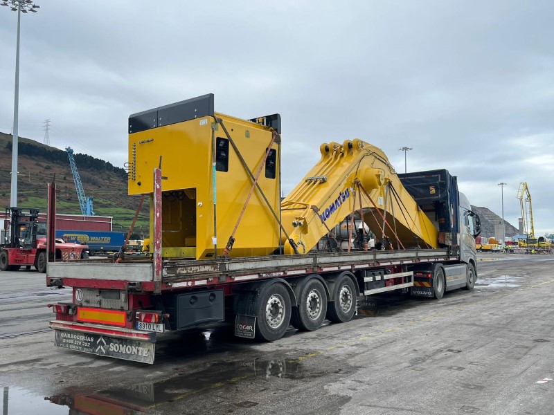 transportes de maquinaria